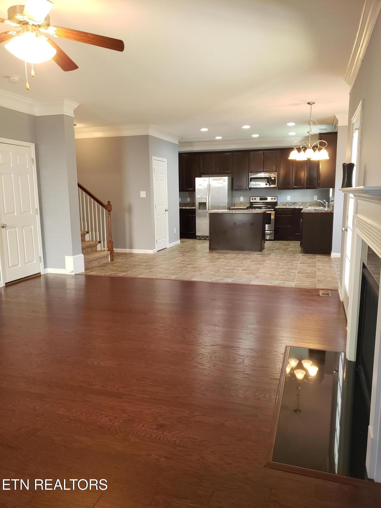 kitchen view from living room - 5901 Apple Valley Drive, Knoxville, TN 37924, Knoxville
