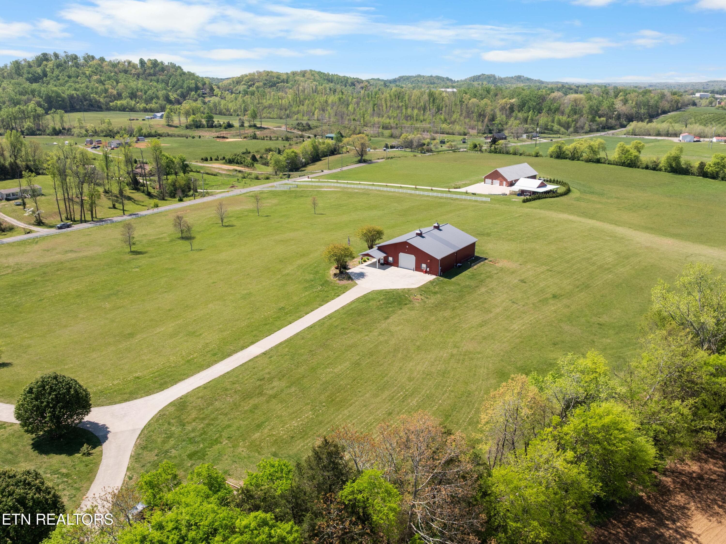 Morton Building aerial view - 361 Highway 307, Athens, TN 37303