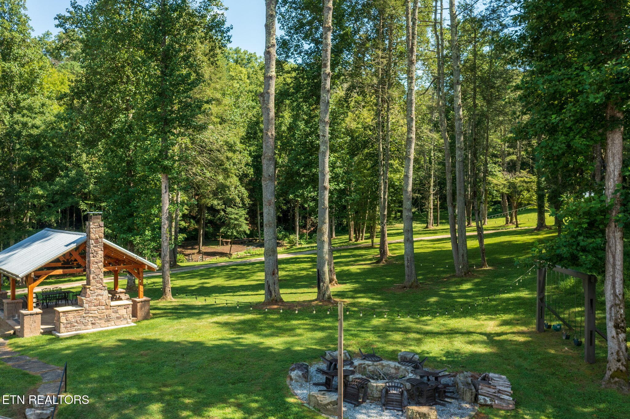 Firepit, Pavilions, Swing Set & Chapel - 2050 E Millers Cove Rd, Walland, TN 37886