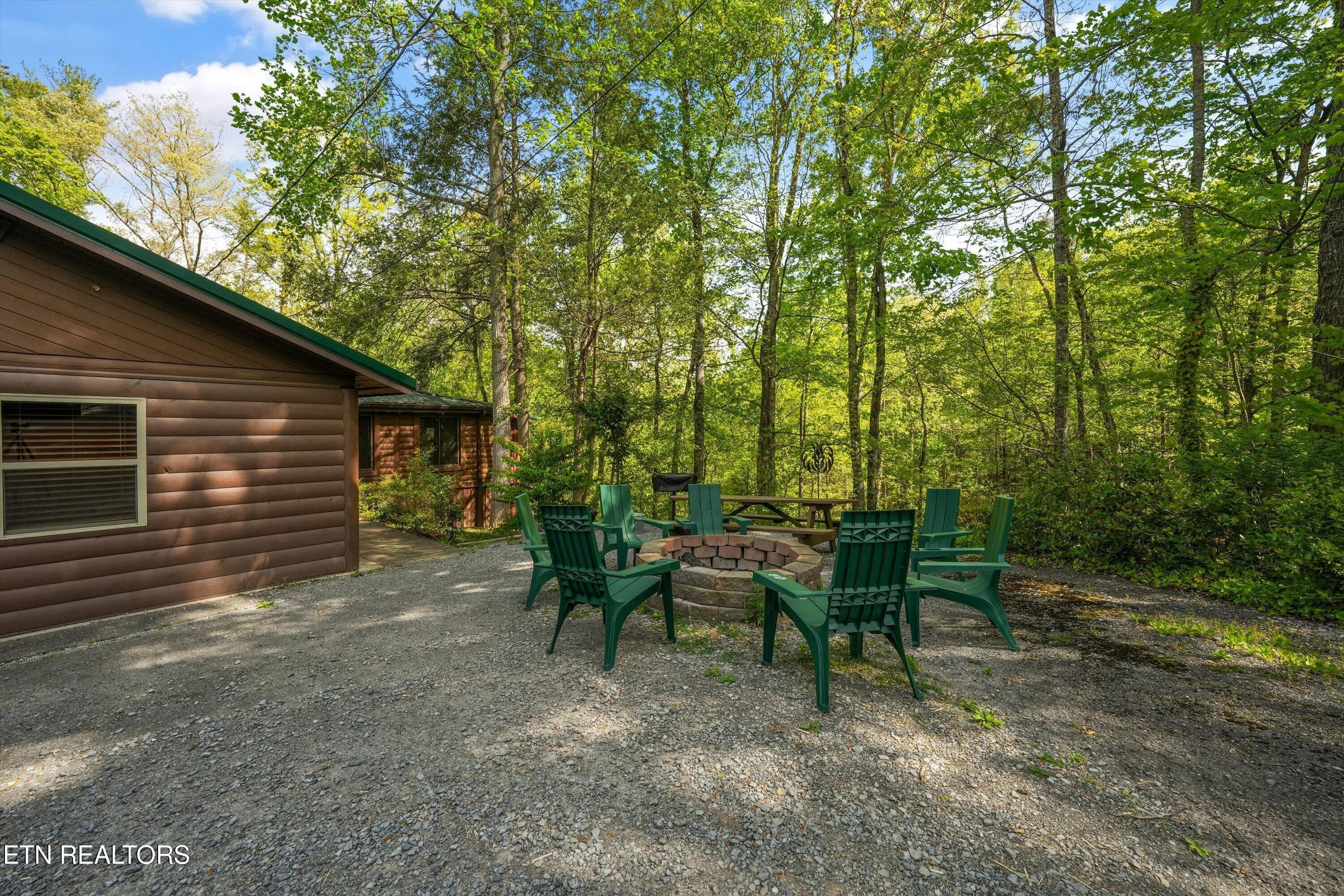 Conversation Firepit - 716 Country Oaks Drive, Pigeon Forge, TN 37863