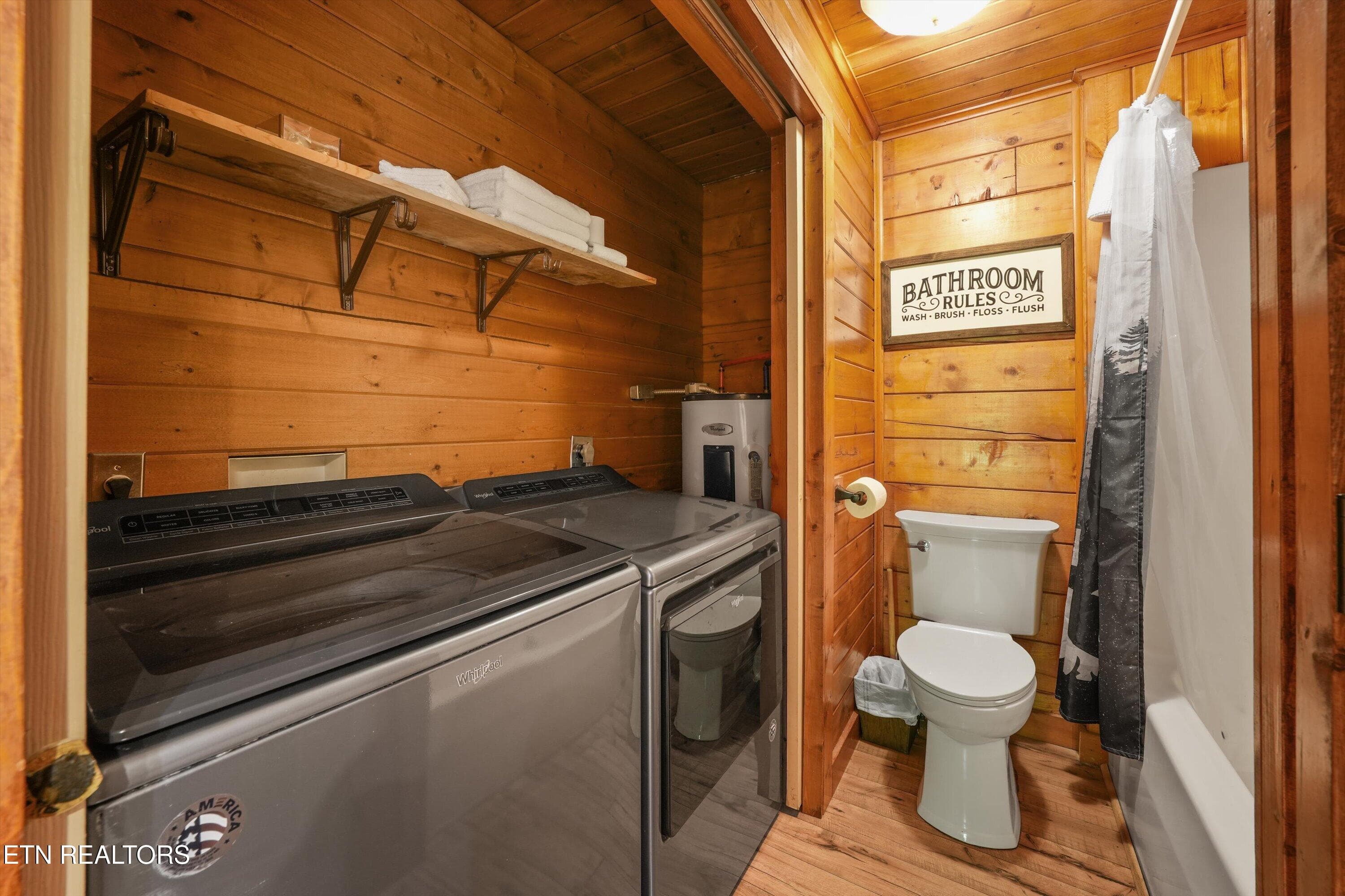 Laundry Area in Bathroom 2 - 716 Country Oaks Drive, Pigeon Forge, TN 37863