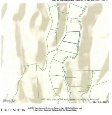 TOPO MAP - Lot 6 Forest Trails Lane, Celina, TN 38551, Celina