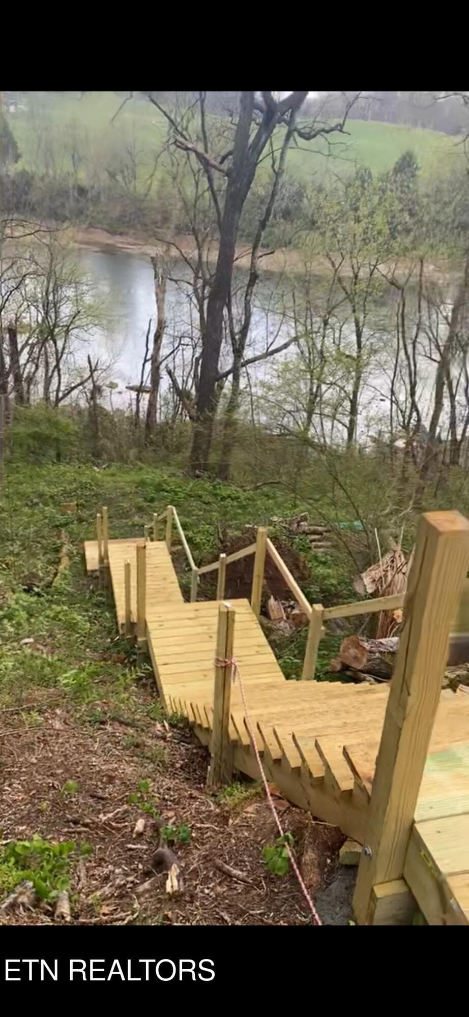 Steps when they were first built - lot 44 Holston River Drive, Rutledge, TN 37861