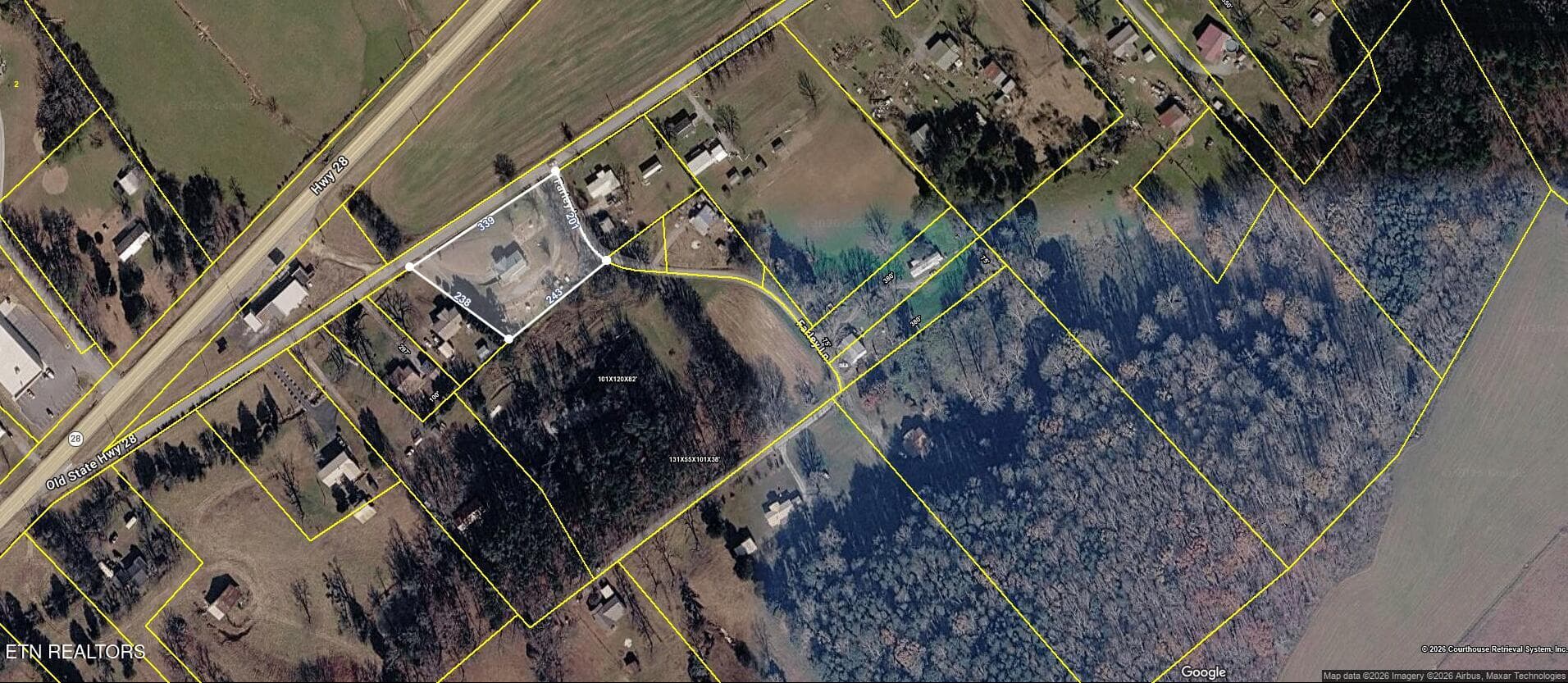 AERIA PLAT MAP - 14910 Old State Highway 28, Pikeville, TN 37367