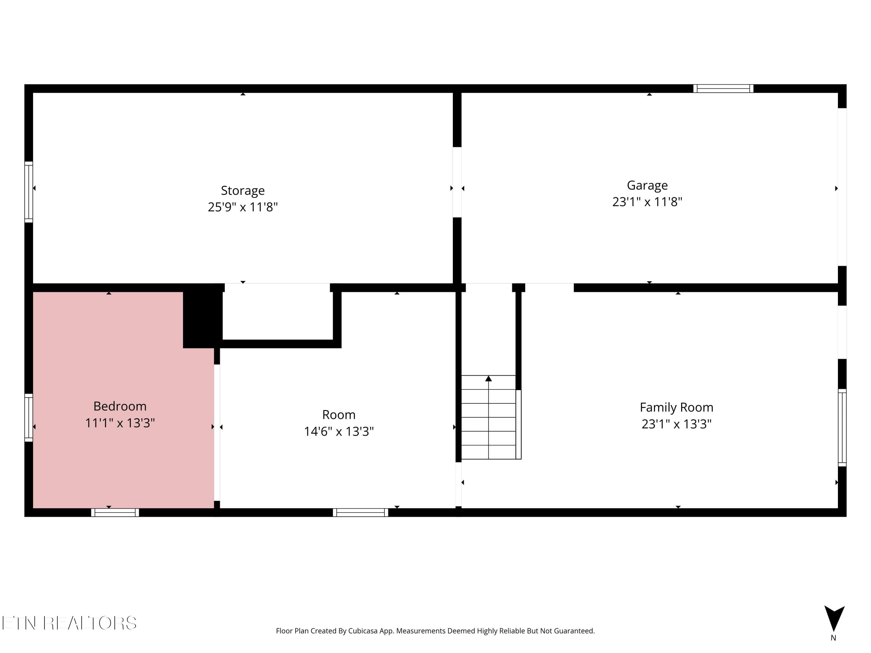 FLOOR PLAN BASEMENT - 14910 Old State Highway 28, Pikeville, TN 37367