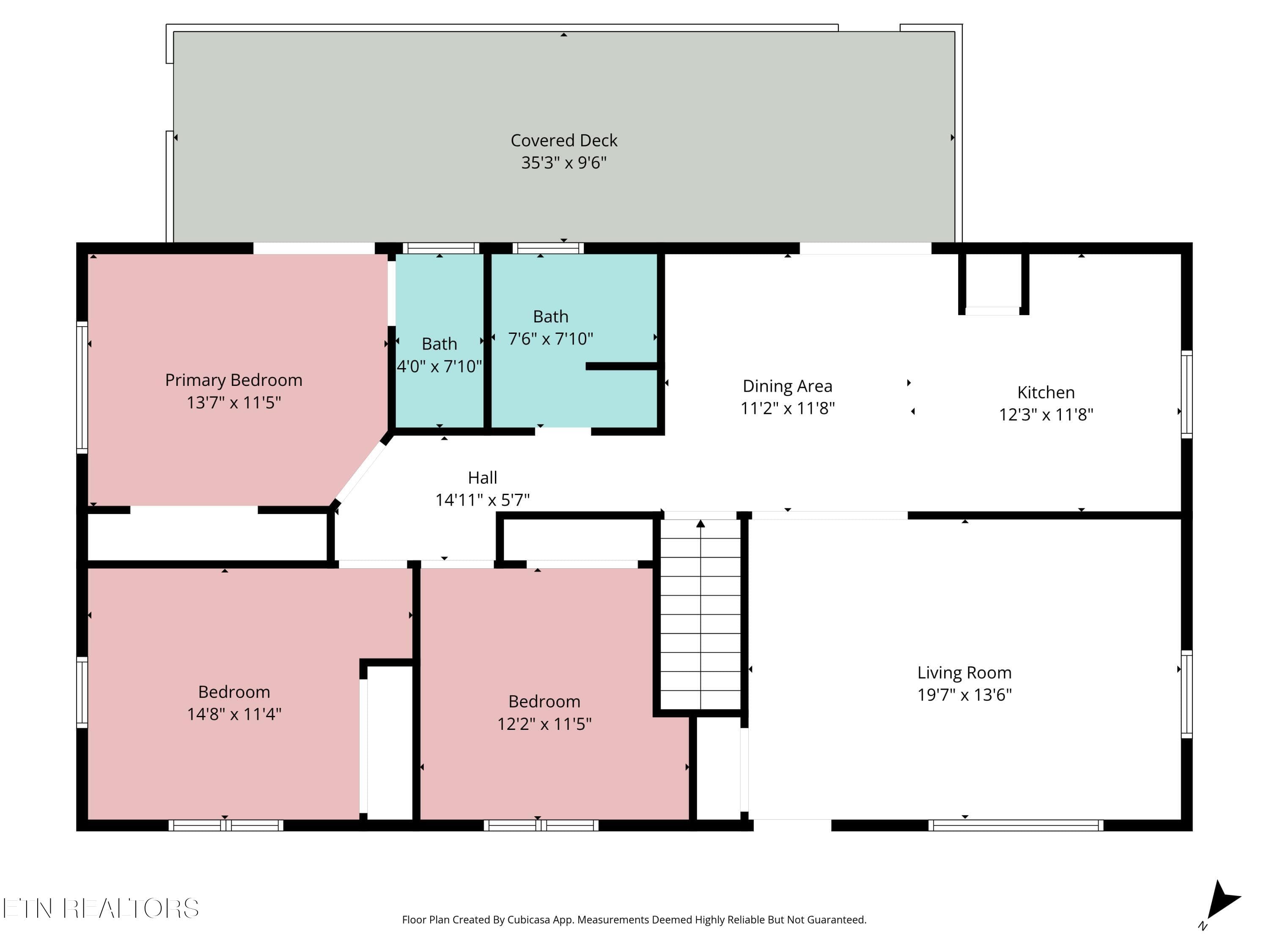 FLOOR PLAN MAIN LEVEL - 14910 Old State Highway 28, Pikeville, TN 37367
