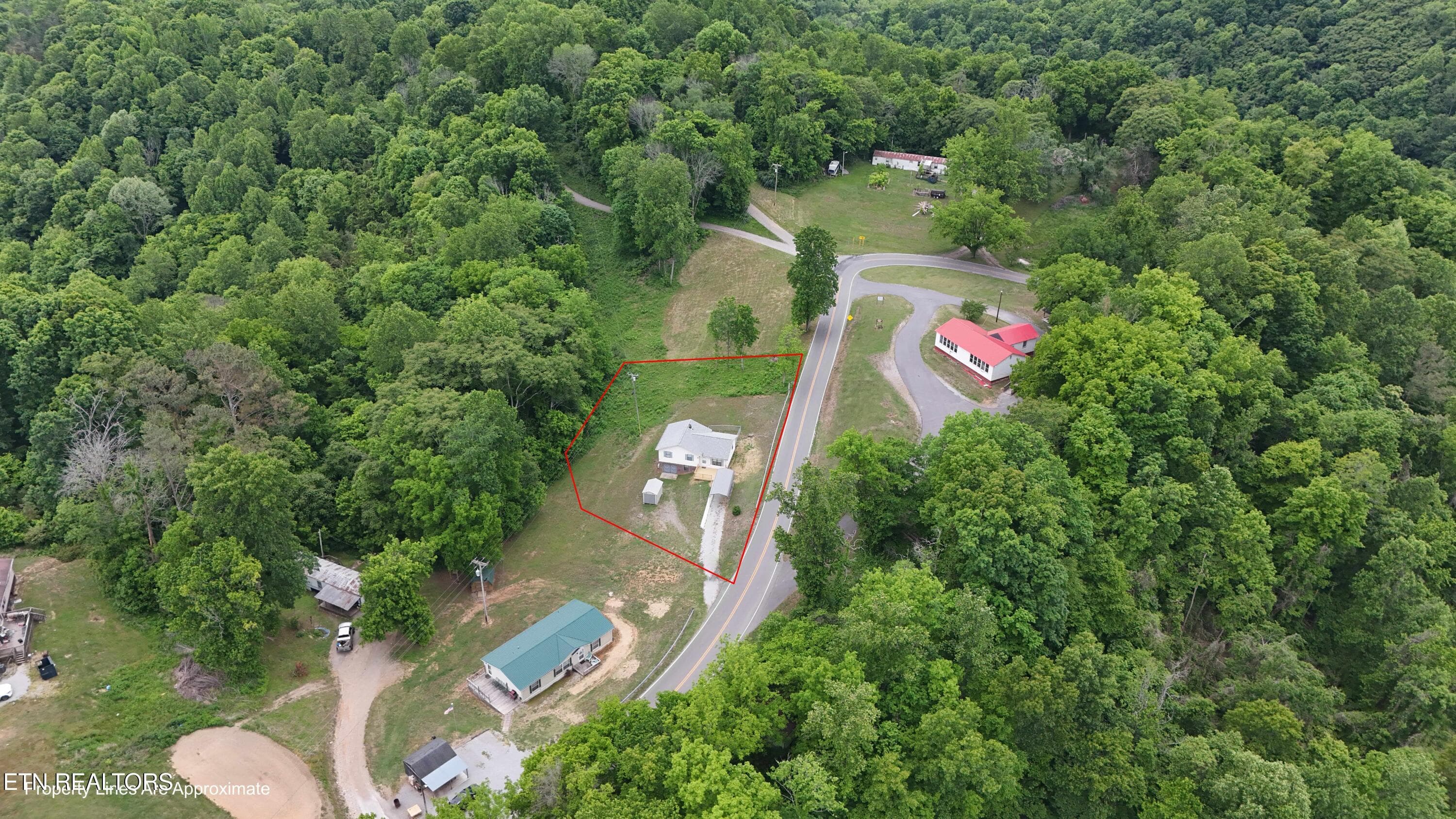 Property Lines 1 - 1825 Freehill Rd, Celina, TN 38551