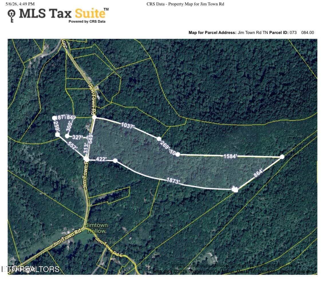 Jim Town - Aerial View Cropped - 000 Jim Town Rd, Luttrell, TN 37779