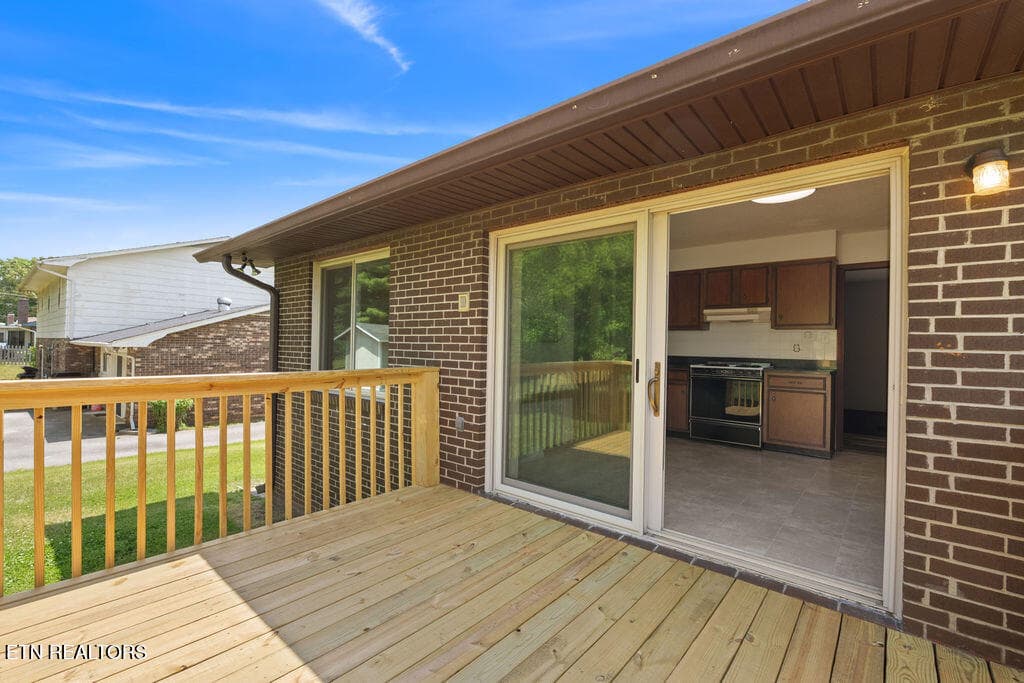 Access to the new back deck - 4309 Hicken Rd, Knoxville, TN 37938