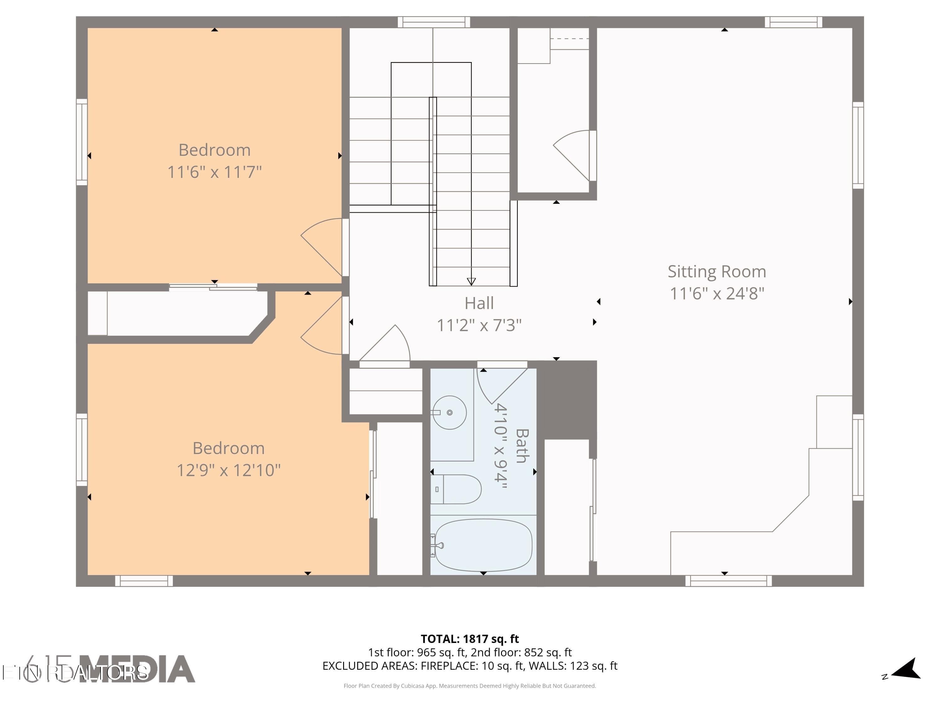 Willie Shell 2nd story Floorplan - 161 Willie Shell Rd, Reliance, TN 37369
