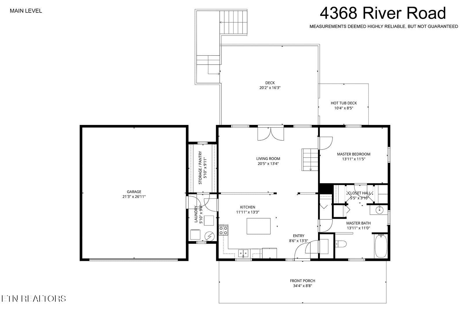 53_RiverRoad_4368_FloorPlan-MainLevel - 4368 River Rd, Ten Mile, TN 37880