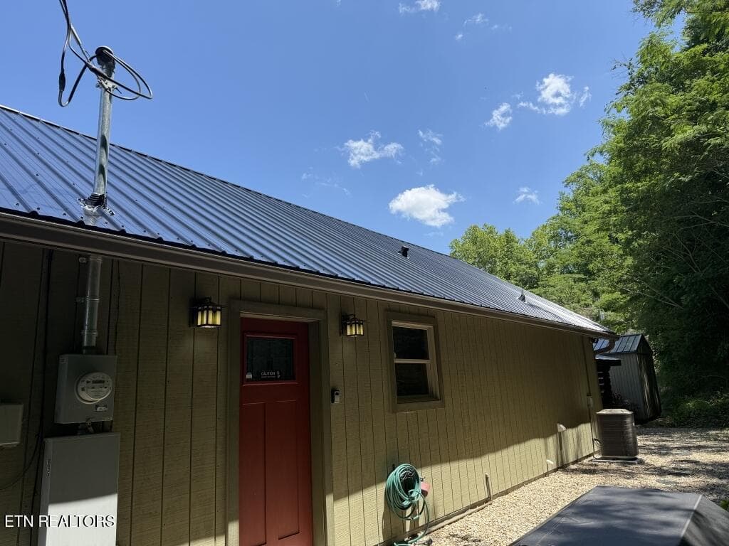 02-Back of House with New Metal Roof May - 840 Sleepy Hollow Rd, Gatlinburg, TN 37738, Gatlinburg