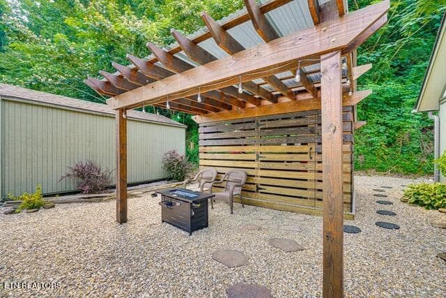 23-Pergola Area-Propane table - 840 Sleepy Hollow Rd, Gatlinburg, TN 37738, Gatlinburg