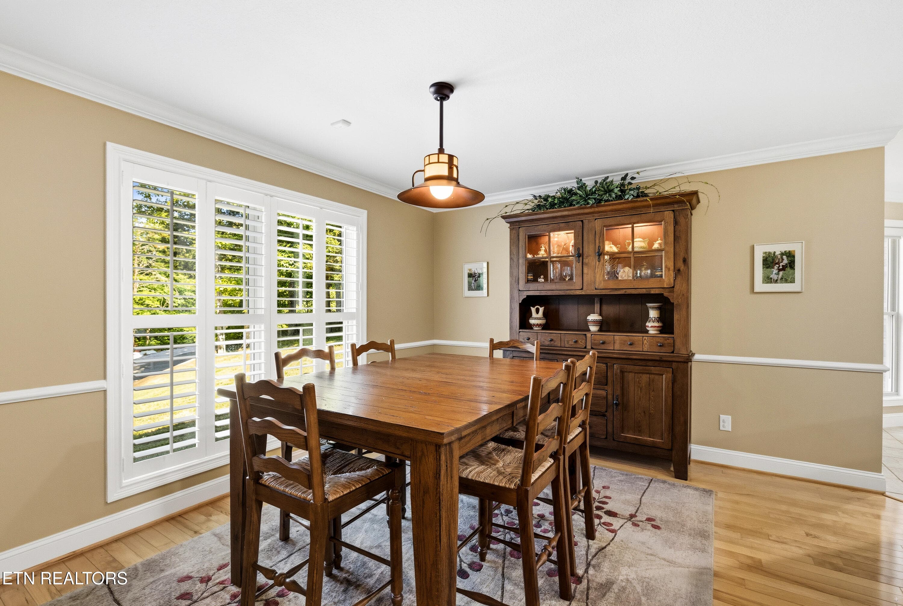 Dining room off kitchen - 127 Ridgeland Lane, Sharps Chapel, TN 37866