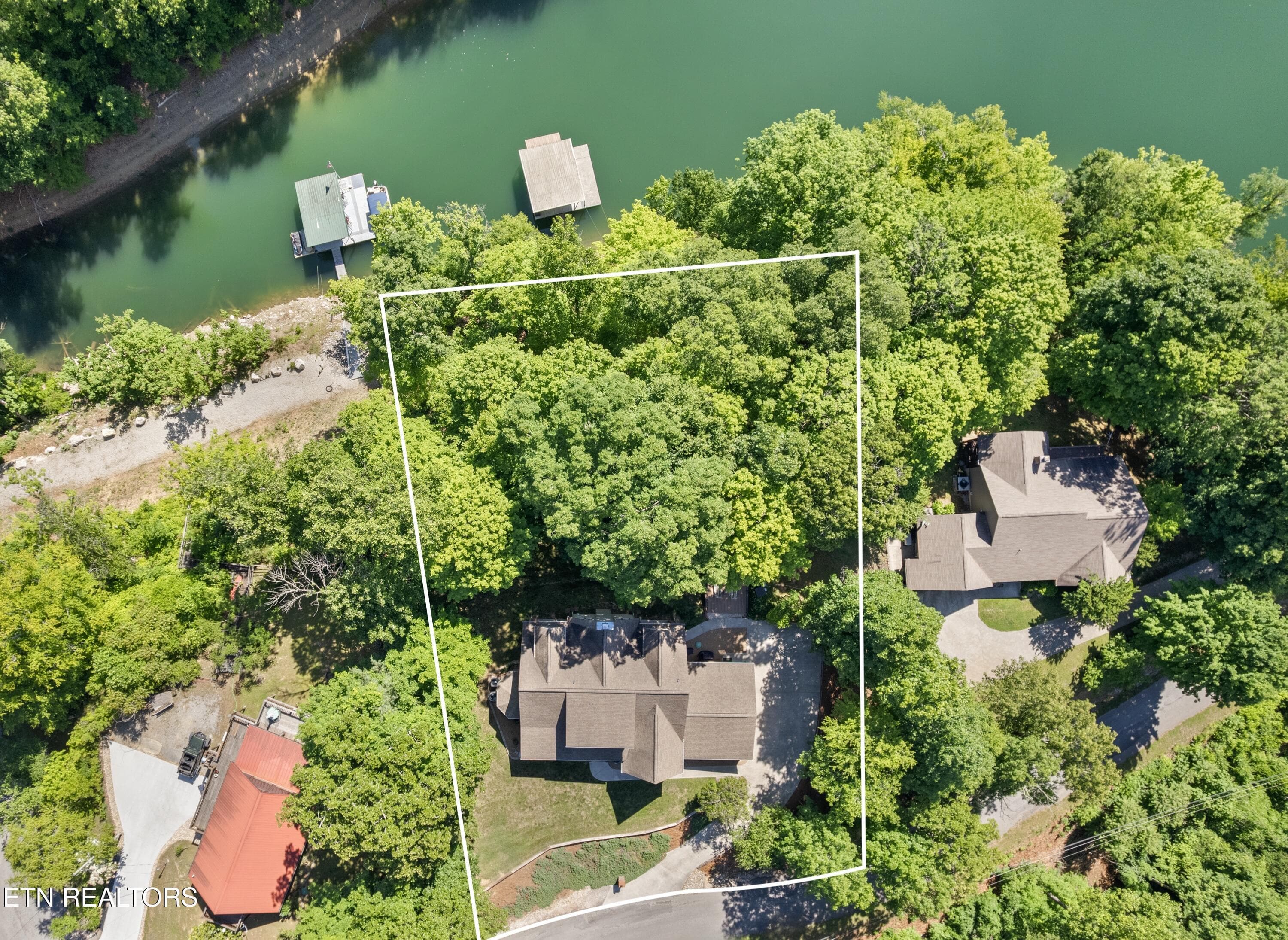 Property lines - 127 Ridgeland Lane, Sharps Chapel, TN 37866