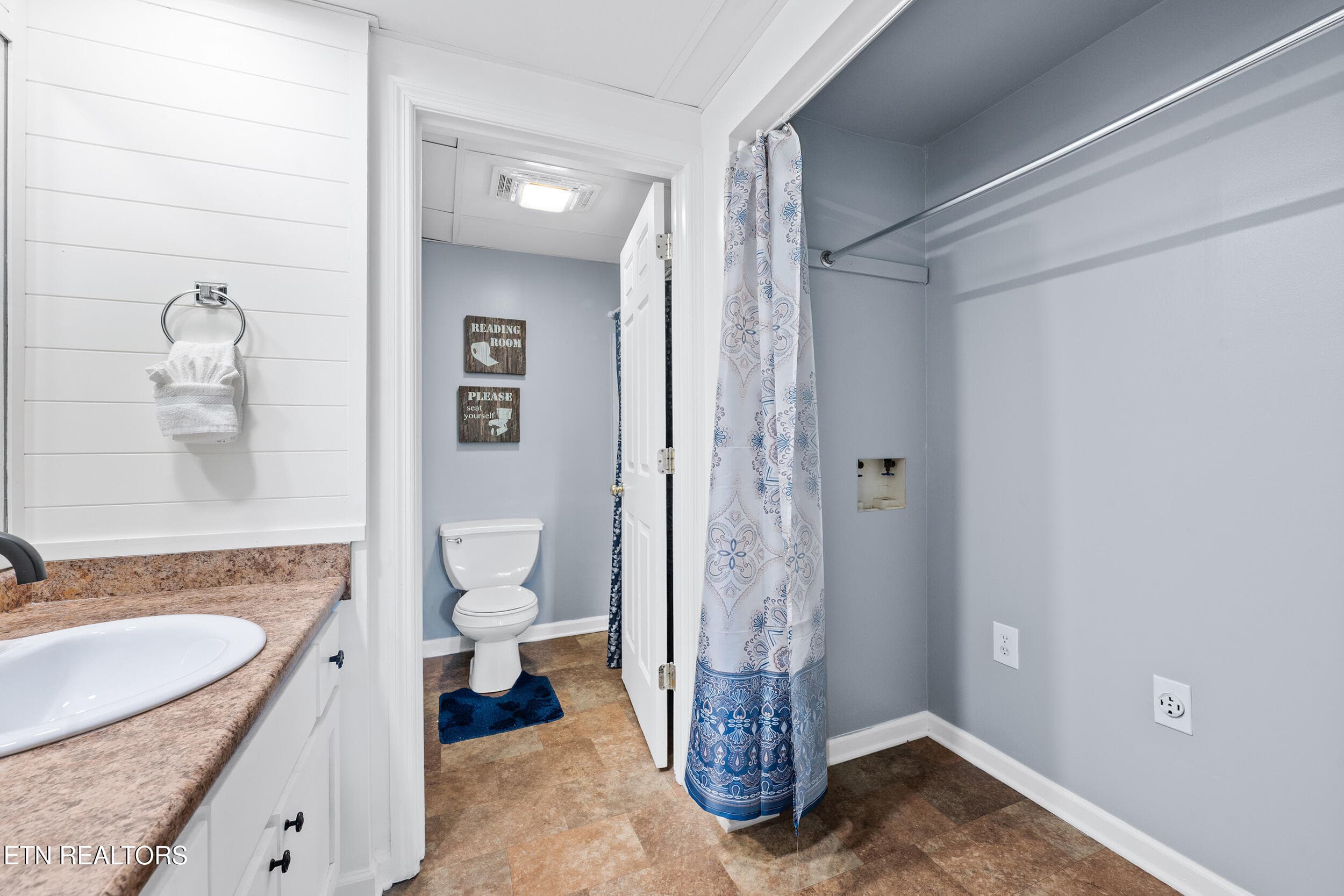 Bathroom 2, washer & dryer hookup - 413 Baskins Creek Rd 501, Gatlinburg, TN 37738, Gatlinburg