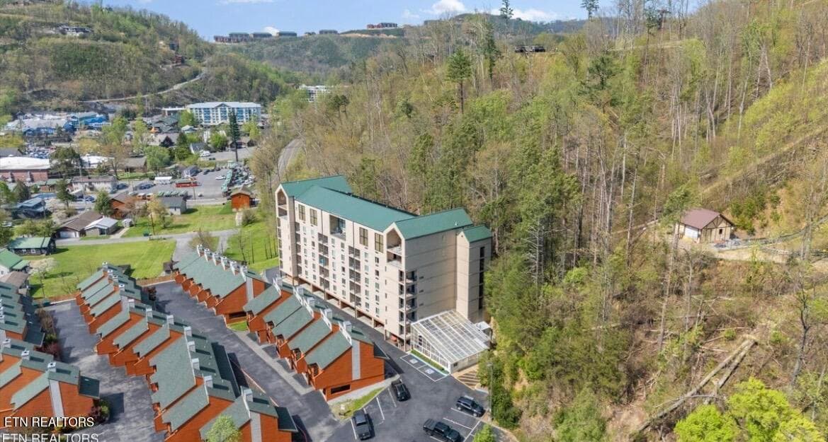 Drone shot - 413 Baskins Creek Rd 501, Gatlinburg, TN 37738, Gatlinburg