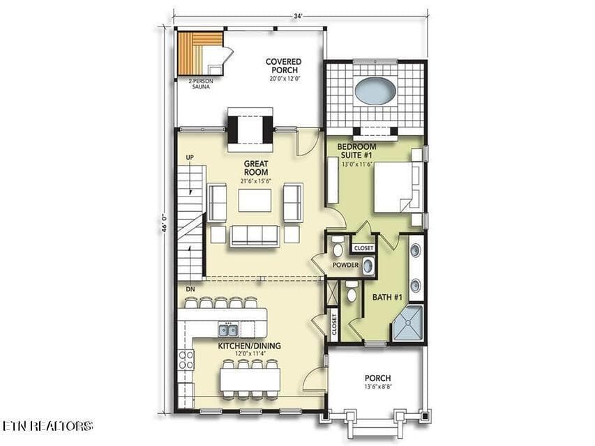 1132 Anastaia Way 3rd floor, Floor plan - 1132 Anastasia Way, Gatlinburg, TN 37738, Gatlinburg