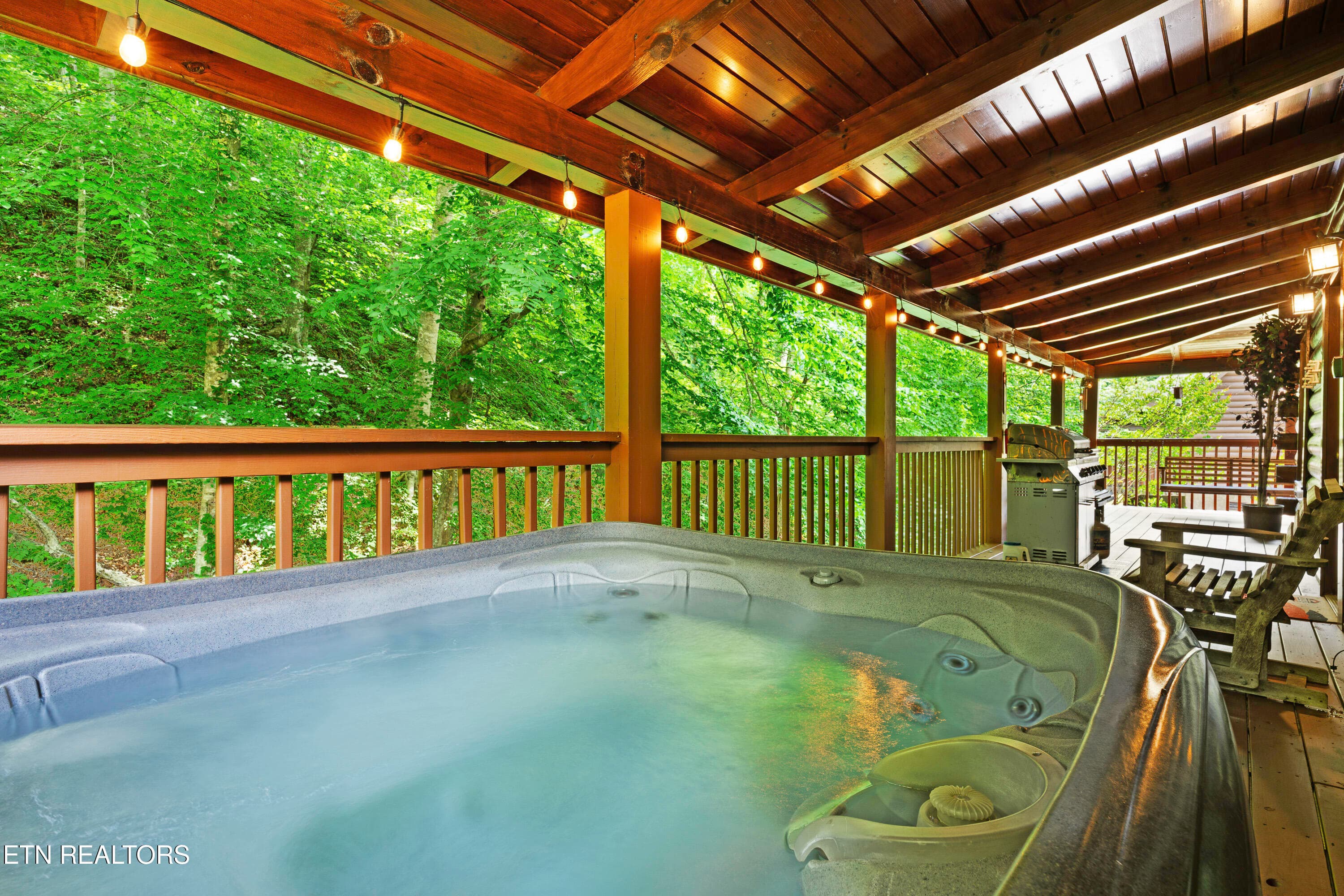 Hot Tub - 1316 Wedge Tailed Lane, Sevierville, TN 37876