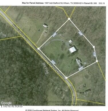 Aerial Map - 1557 Add Stafford Rd, Hilham, TN 38568