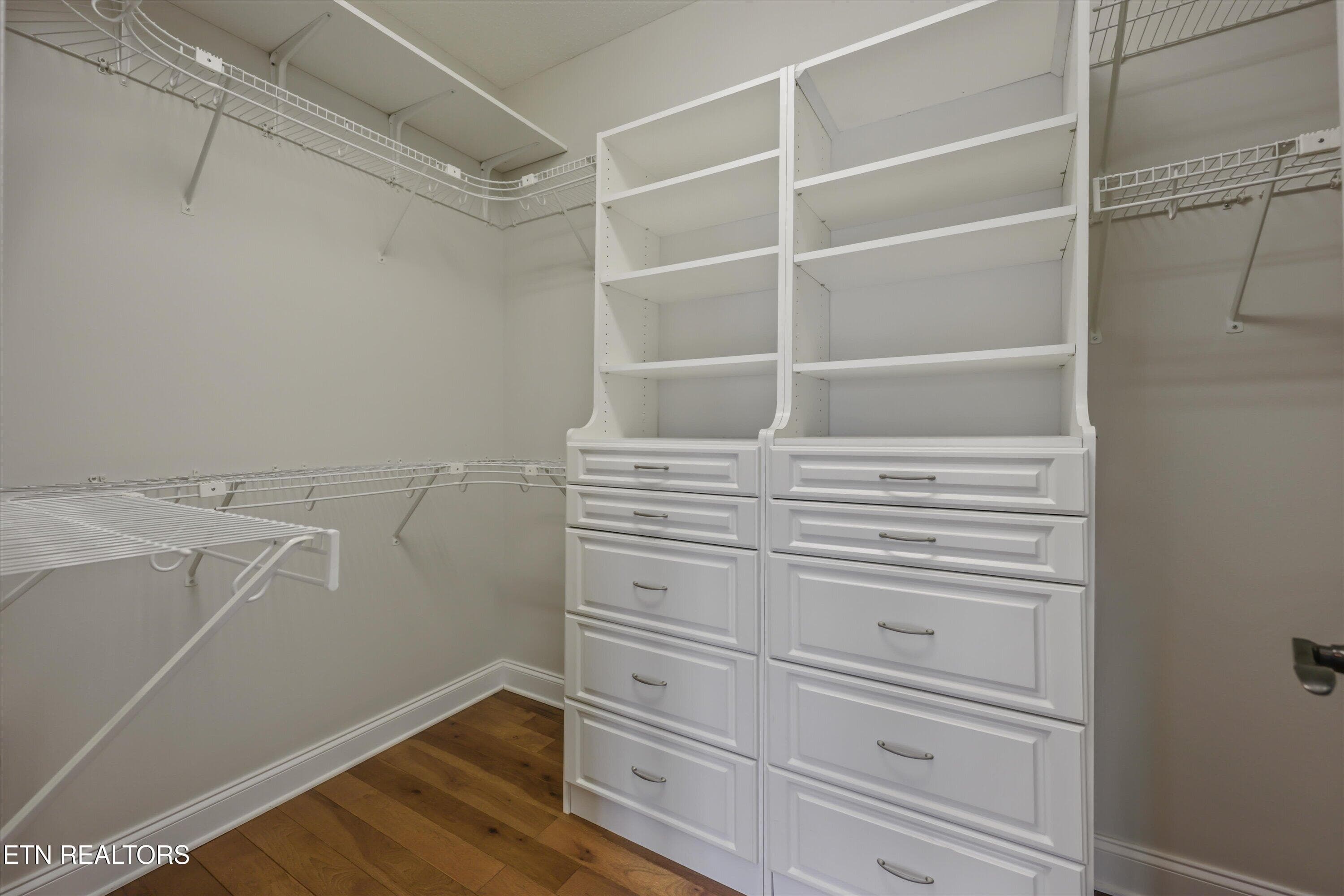 Large walk-in closet with built-ins - 145 Nunyu Tr, Vonore, TN 37885