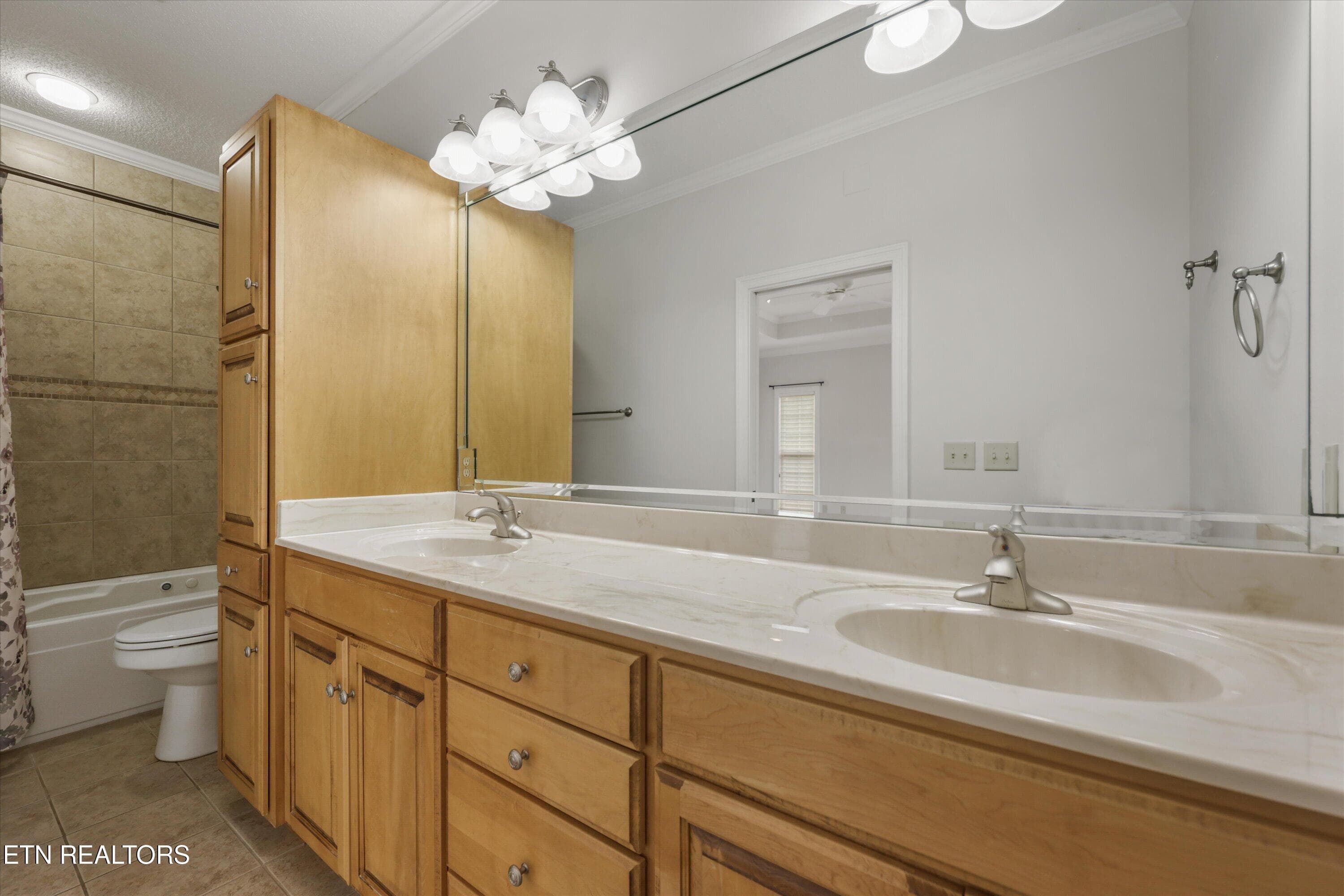 Primary Bath with Oversized Vanity - 145 Nunyu Tr, Vonore, TN 37885