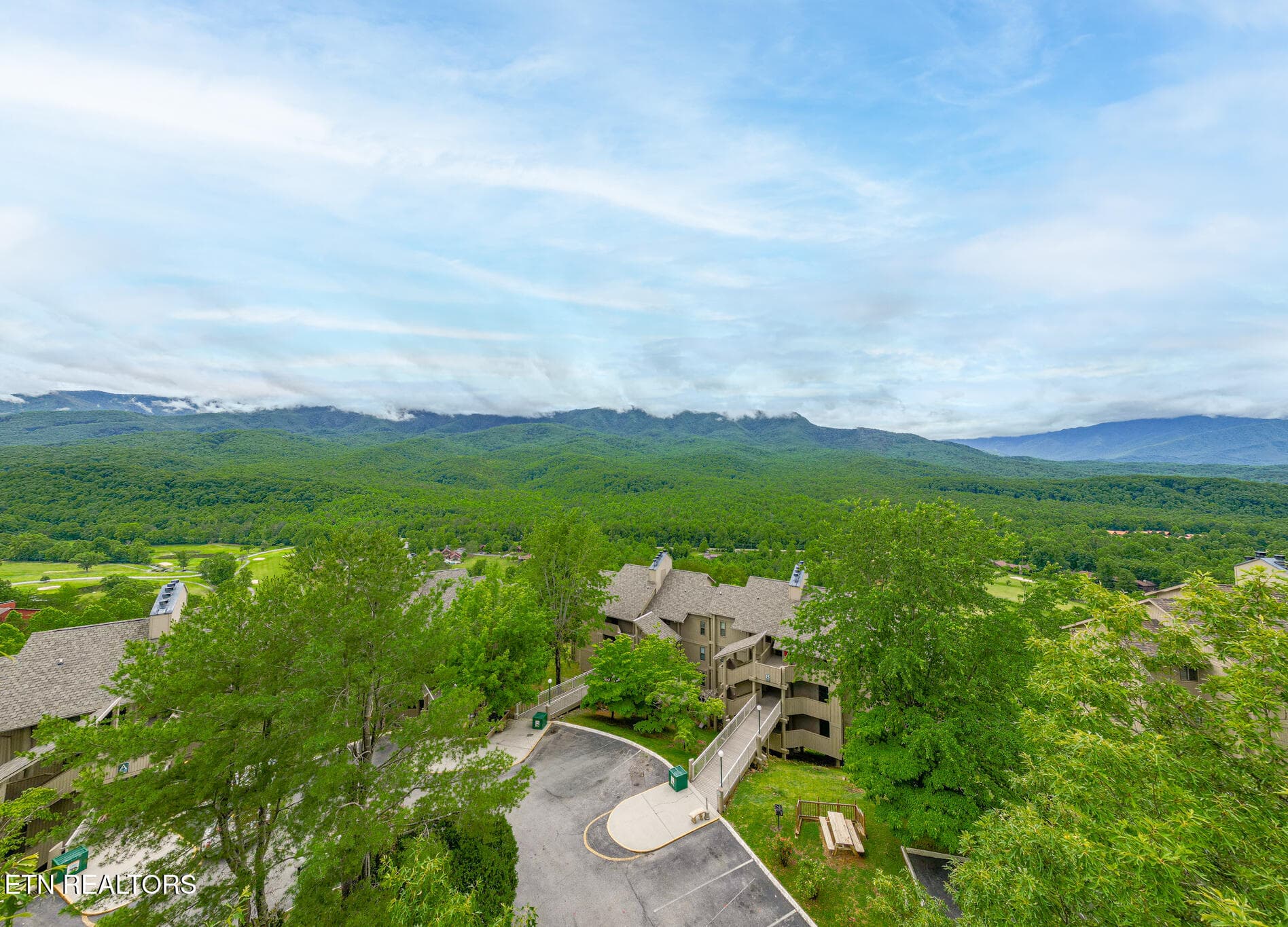 3710 Weber Rd 201B Aerial-3-Edit - 3710 Weber Rd UNIT 201-B, Gatlinburg, TN 37738, Gatlinburg