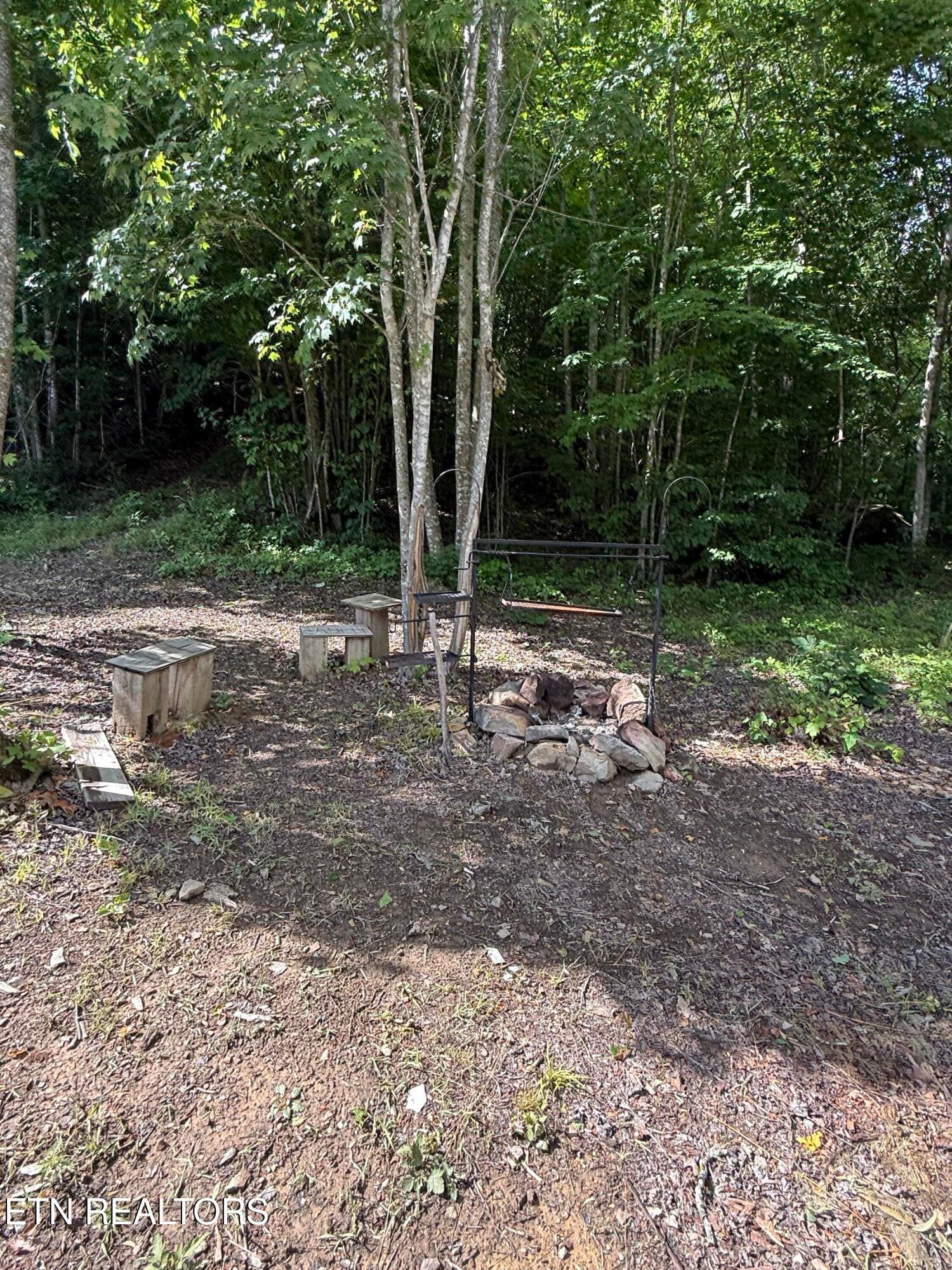 Fire Pit - 549 Defender Rd, LaFollette, TN 37766