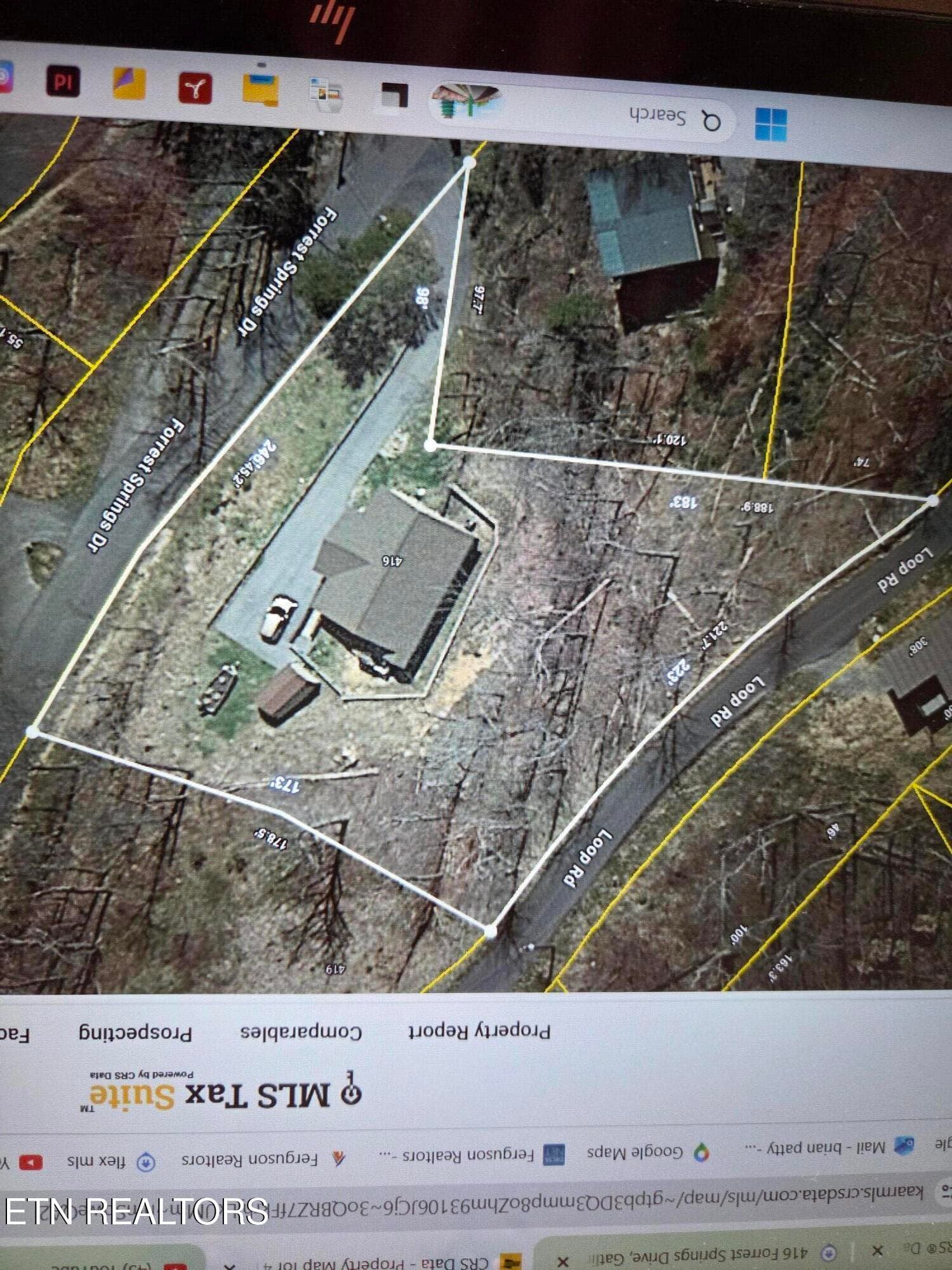 plat map - 416 Forrest Springs Drive, Gatlinburg, TN 37738, Gatlinburg