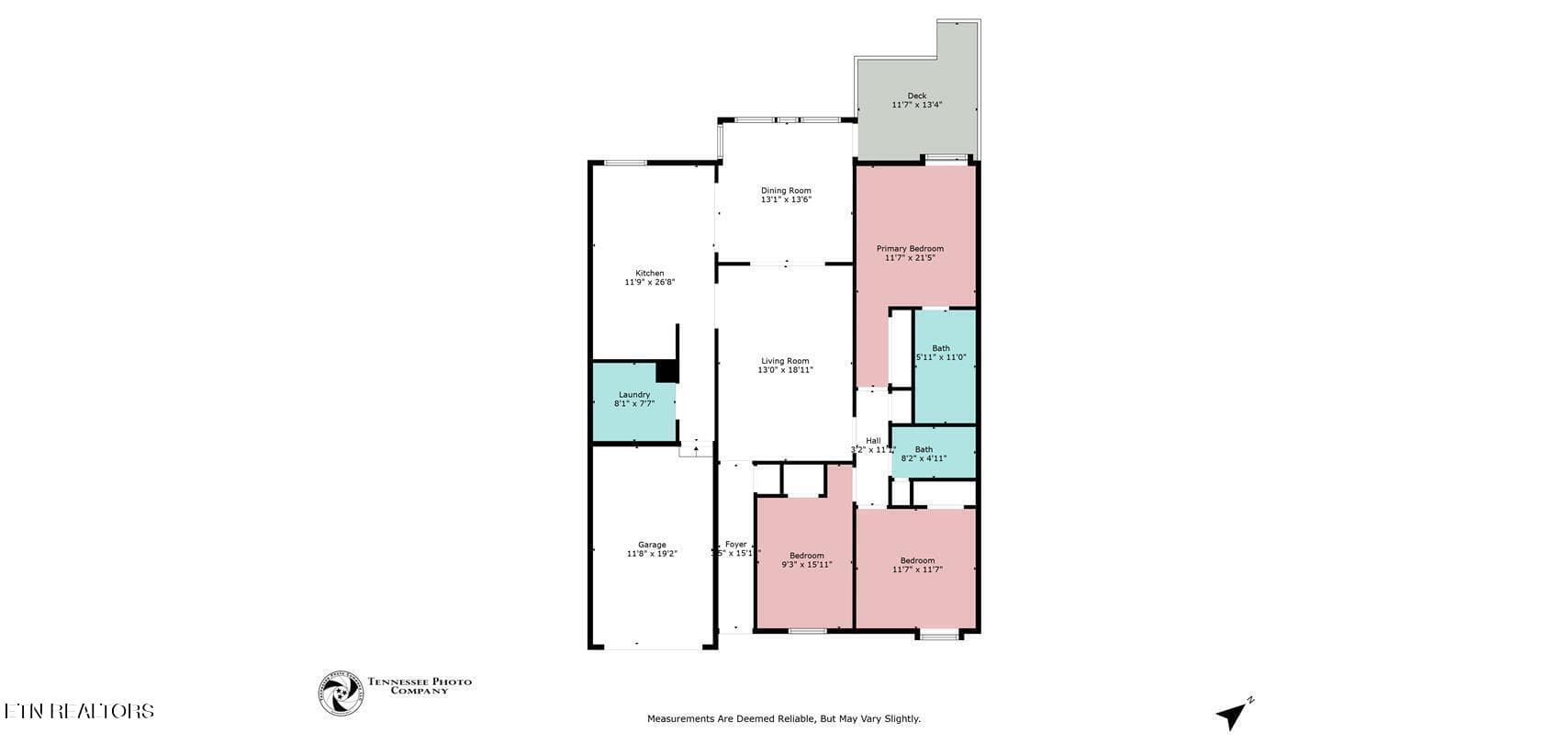 Floorplan - 131 Lakeshire Drive, Crossville, TN 38558