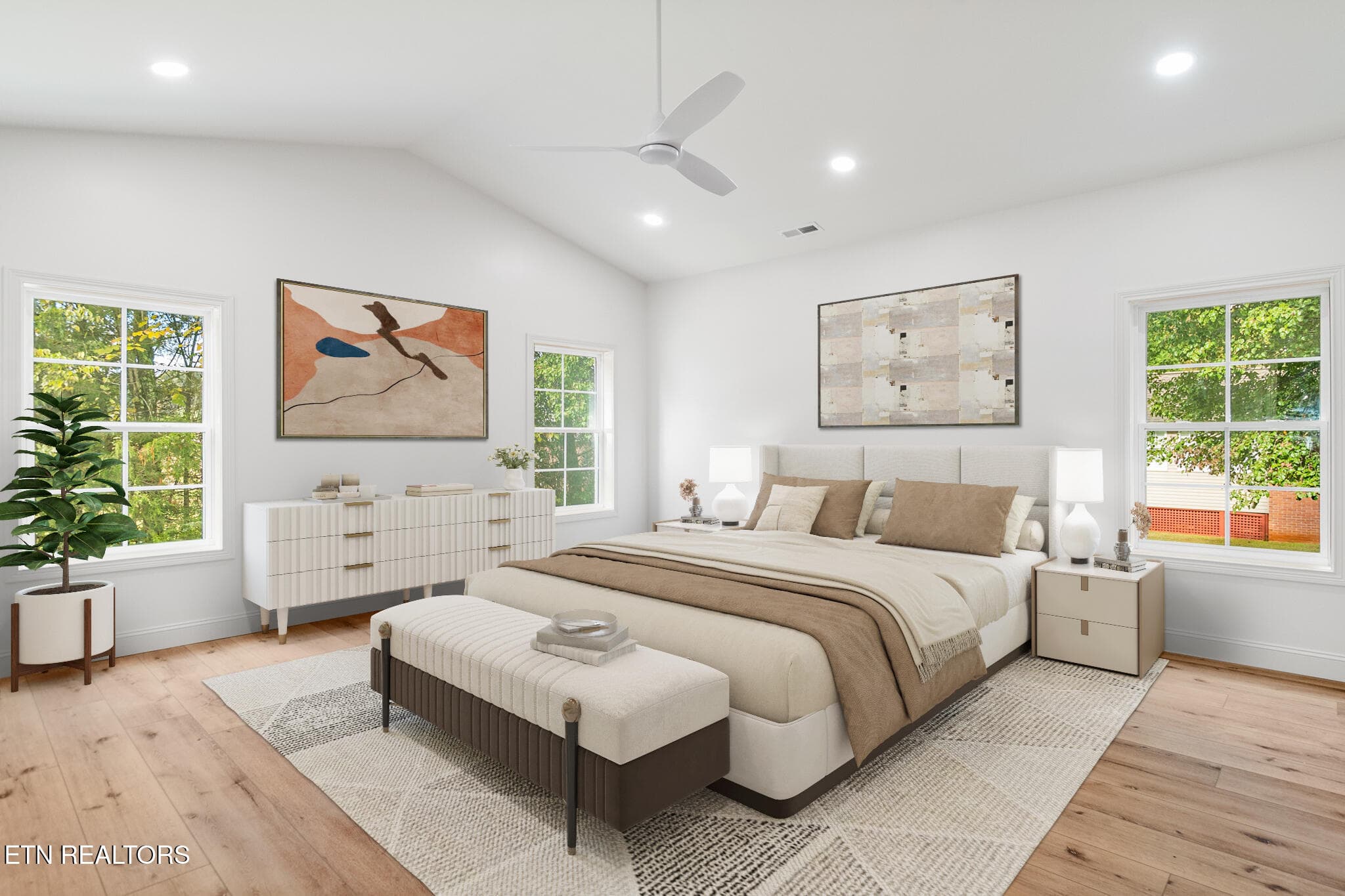 Master BR w/AI furniture - 111 Alpine Drive, Clinton, TN 37716