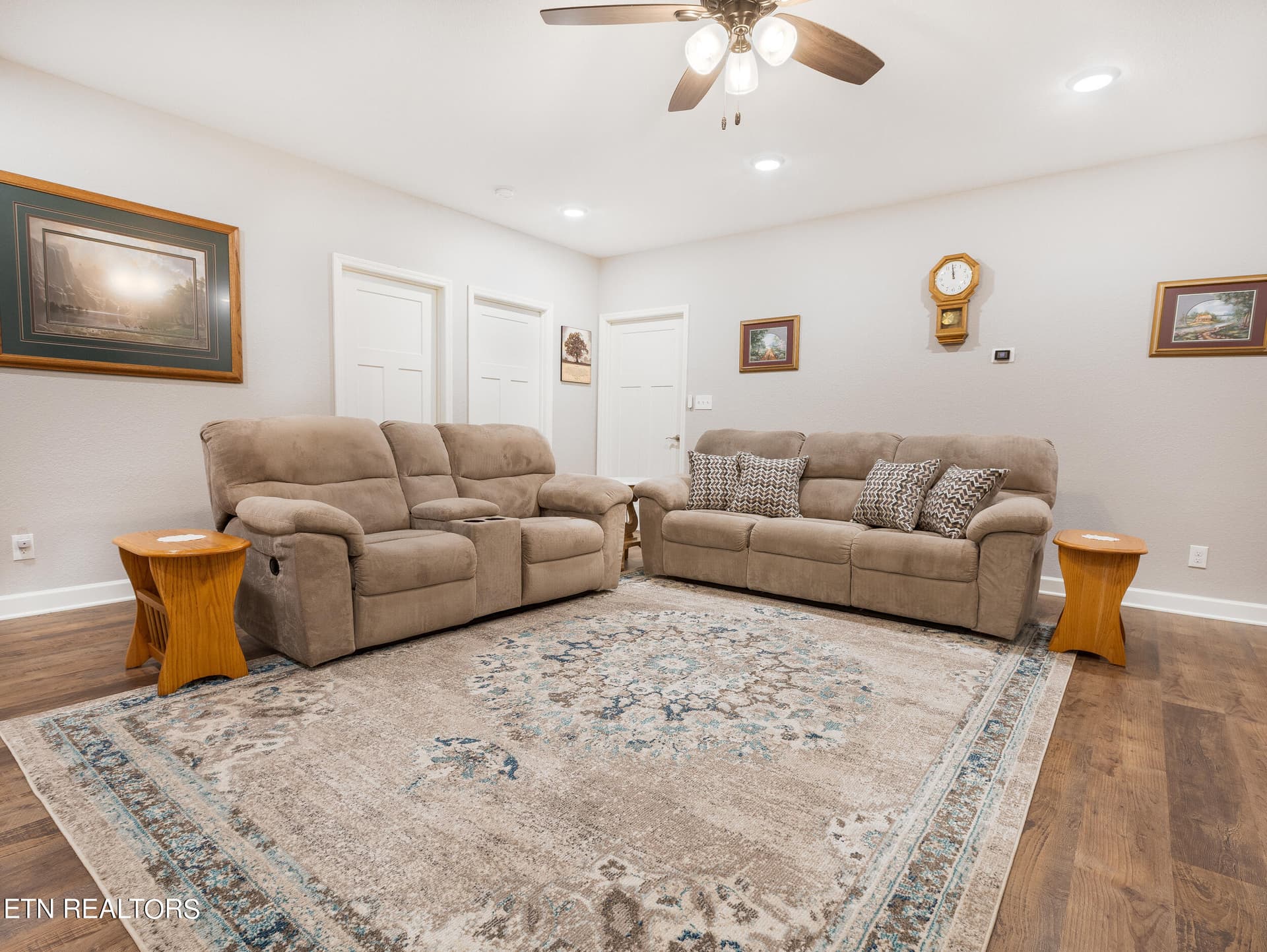 Basement Living Room - 158 Old Hickory Circle, Madisonville, TN 37354