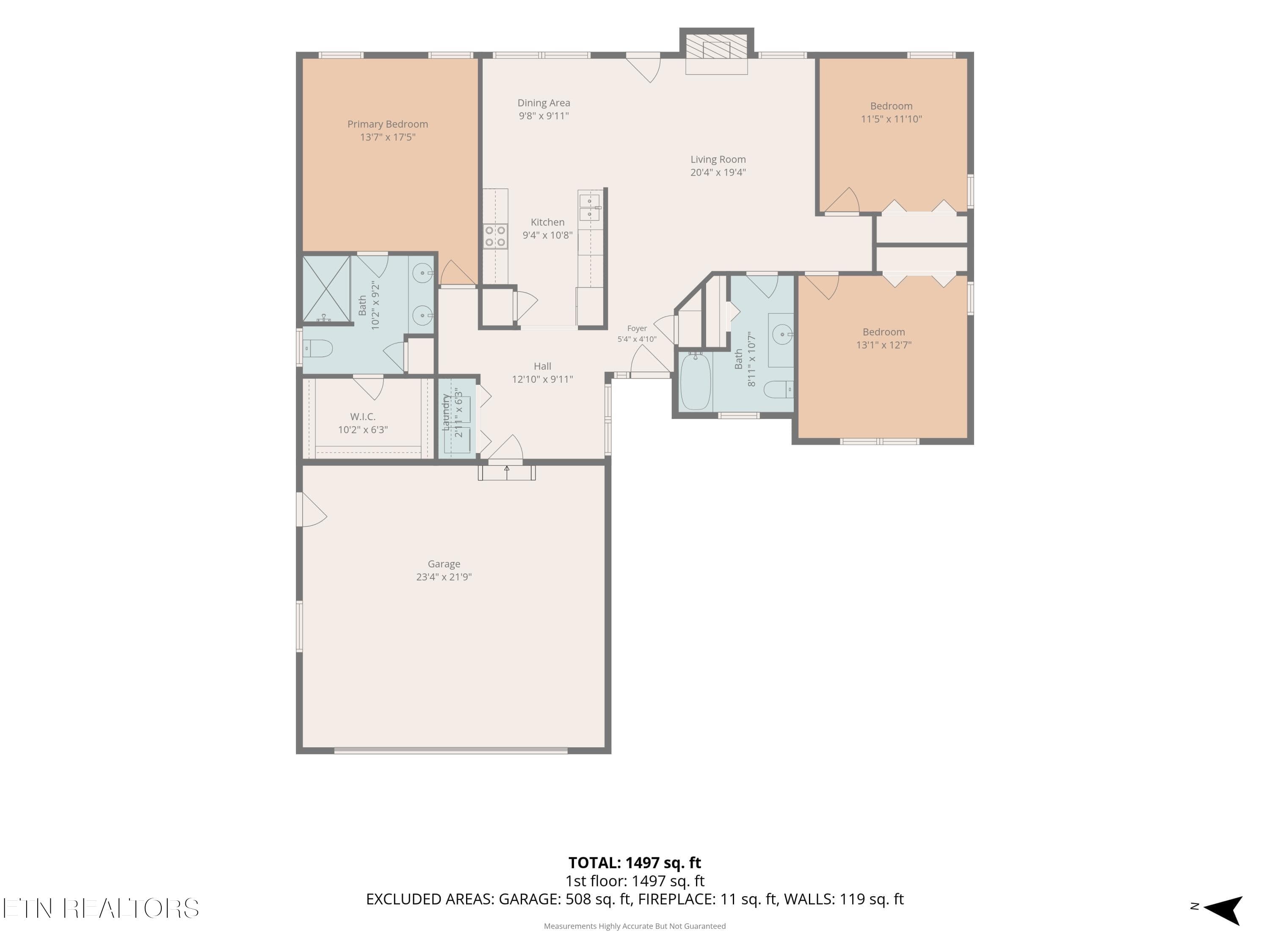 Floor plan - 182 Berkshire Loop, Fairfield Glade, TN 38558