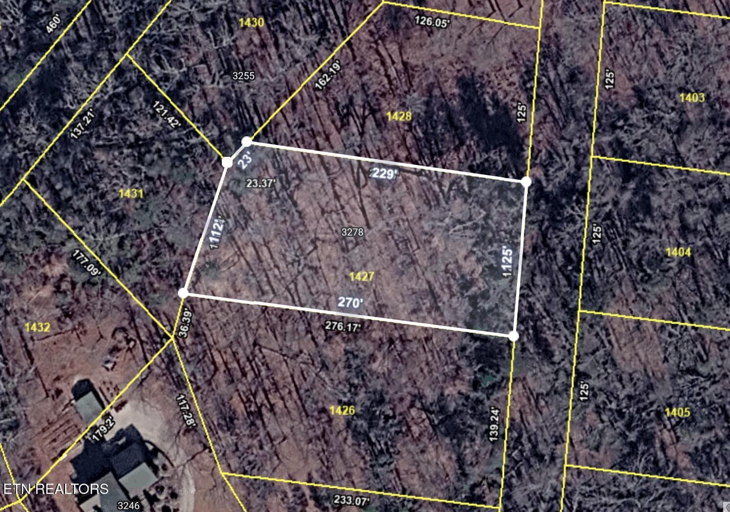 3278 Hillside-Aerial - 3278 Hillside Rd, White Pine, TN 37890