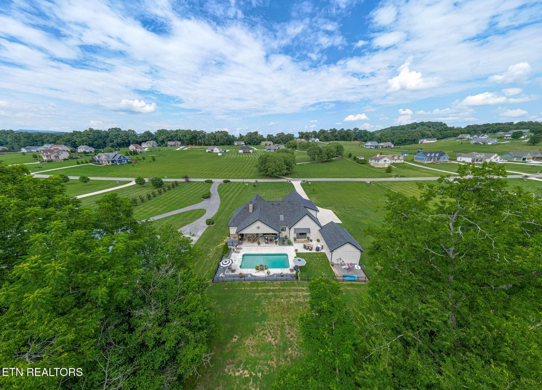 1945 River Mist Cir Aerial-5 - 1945 River Mist Circle, New Market, TN 37820, New Market