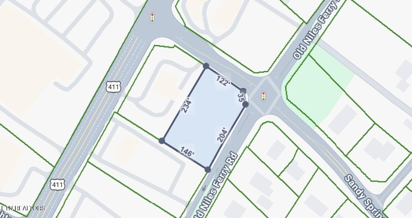 Map taken from CRS - 107 Sandy Springs Rd, Maryville, TN 37803, Maryville