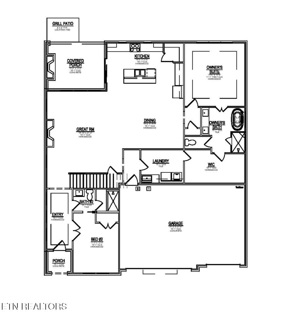 Foundry 15 1st floor - Lot 15. Silver Cedar Lane, Knoxville, TN 37932, Knoxville