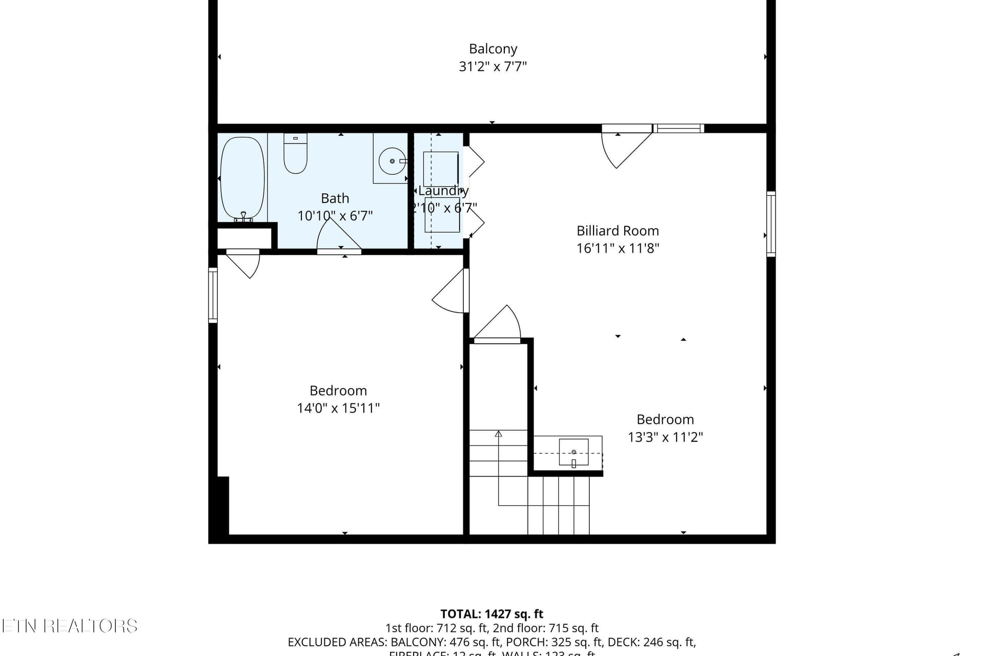 01-1st_floor_530_chickasaw_gap_way_pigeo - 530-4 Chickasaw Gap Way, Pigeon Forge, TN 37863