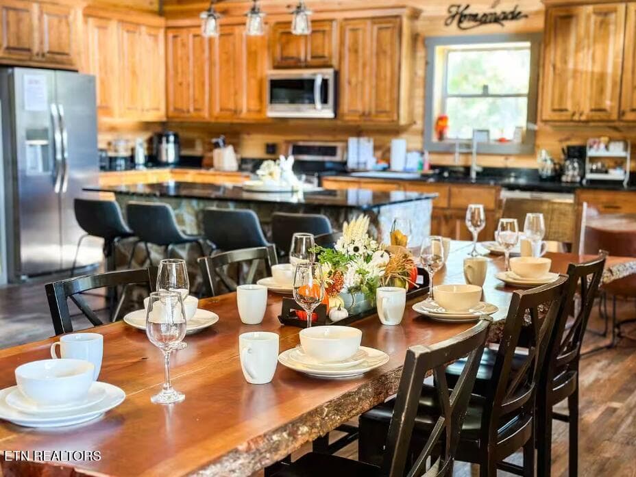 open concept dining area - 2612 Cloud View Drive, Sevierville, TN 37862, Sevierville