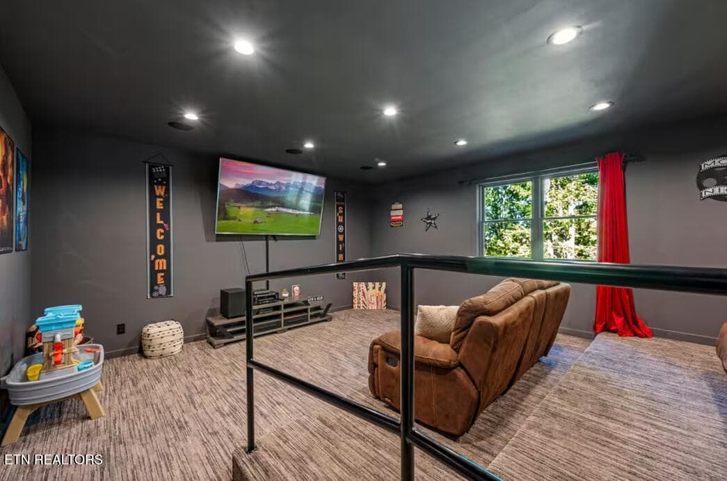 Main level media room - 2612 Cloud View Drive, Sevierville, TN 37862, Sevierville