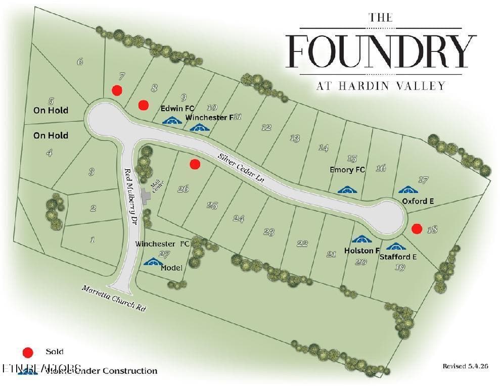 Foundry PLAT-page-001 - Lot 9 Silver Cedar, Knoxville, TN 37932, Knoxville