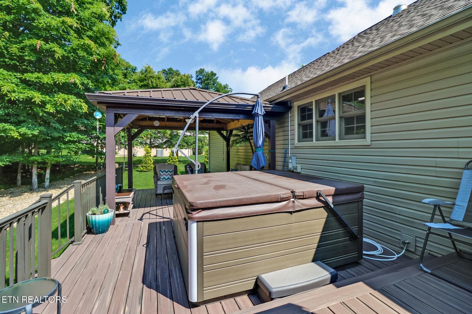 Back deck - 151 Northridge Drive, Crossville, TN 38558