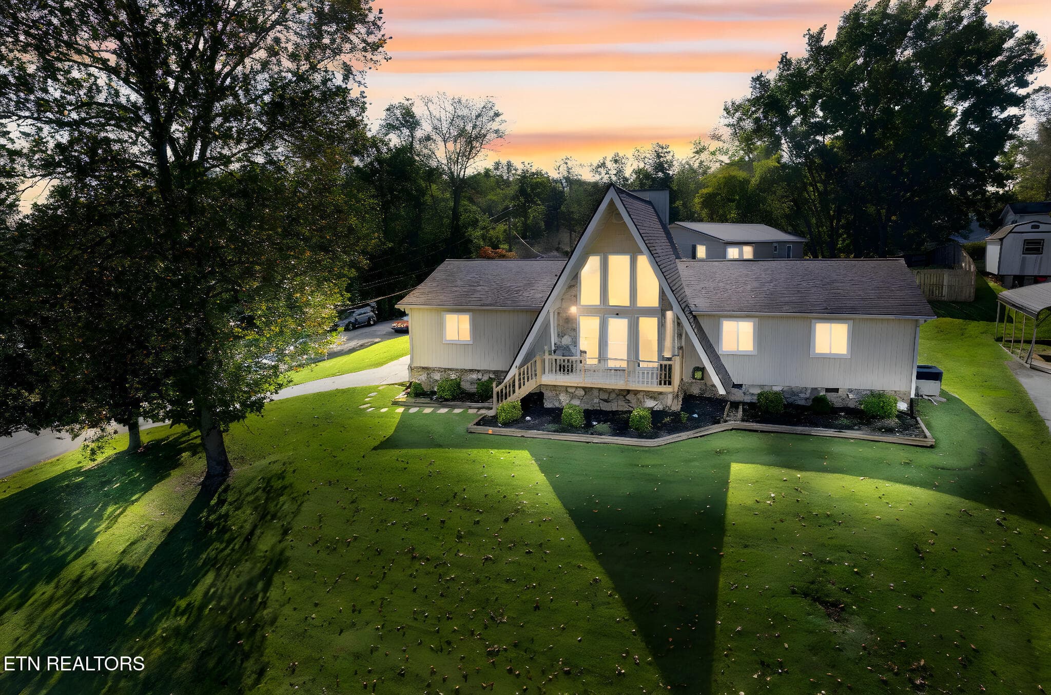 4-web-or-mls-DJI_0697 day to dusk - 1129 Melton Hill Circle, Clinton, TN 37716