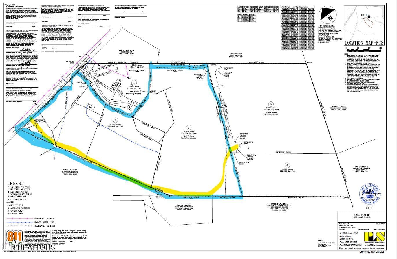11.2 Acre Combined - 11 Acres Richland Rd, Mascot, TN 37806