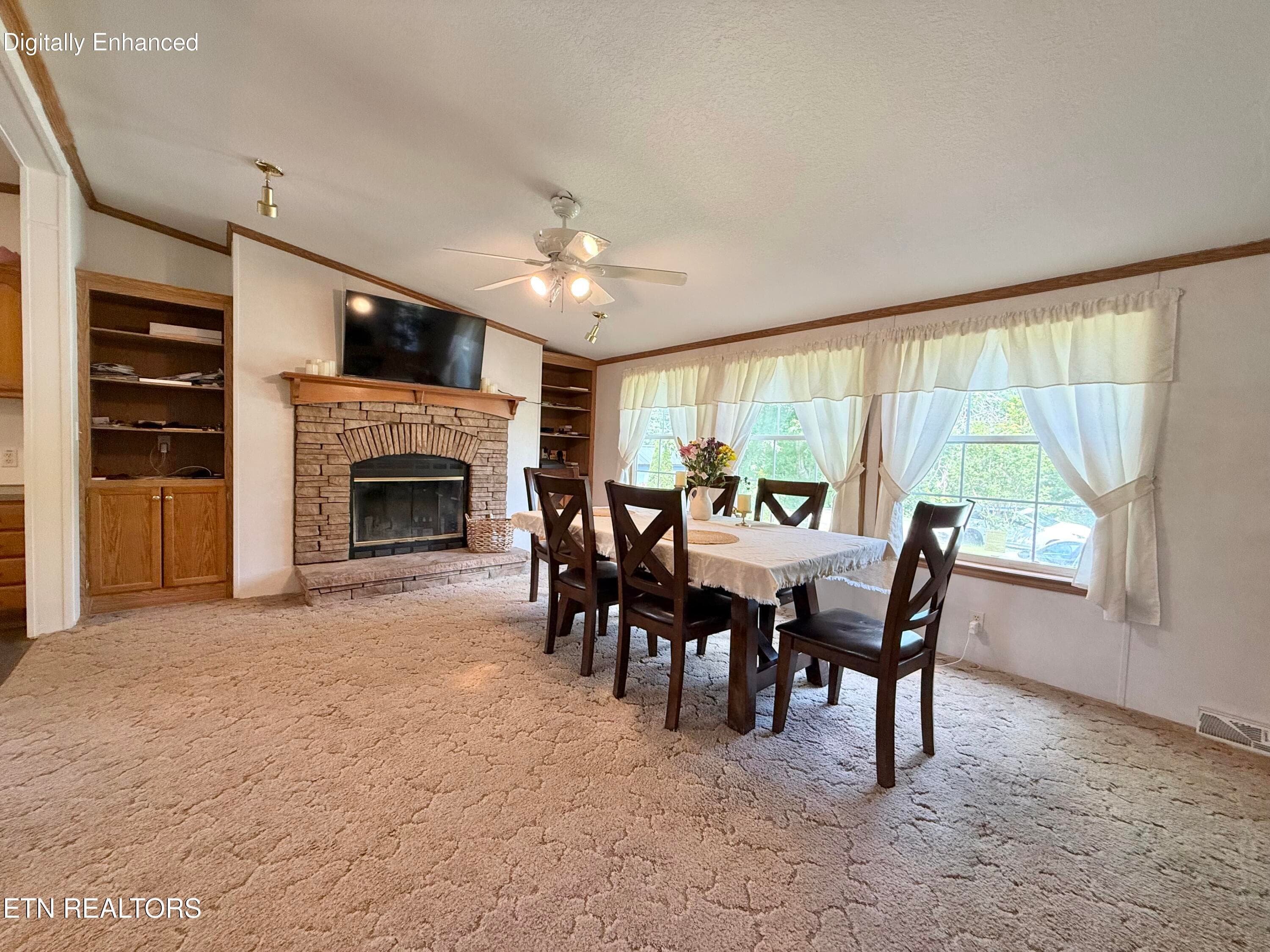Dining room/2nd living room - 207 4th St, Corryton, TN 37721, Corryton