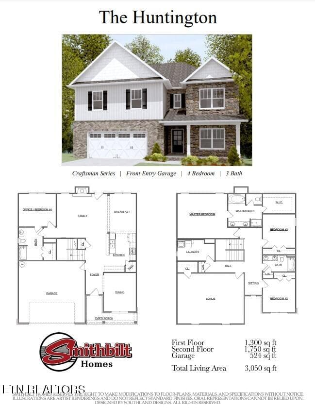 Huntington Craftsman Front Entry - 205 Roseberry St Lot120B, Oak Ridge, TN 37830