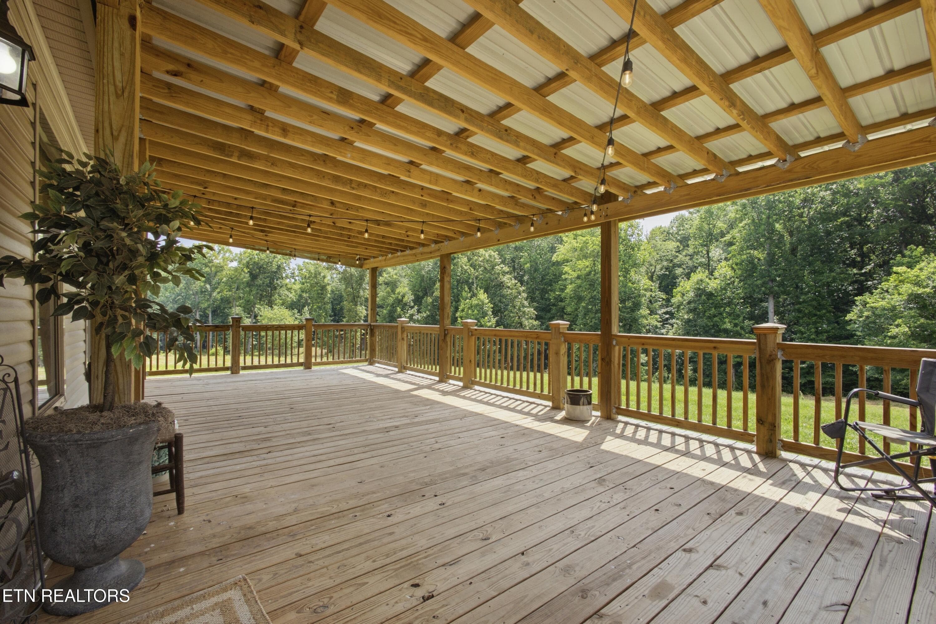 Back porch - 127 Narramore Lane, Philadelphia, TN 37846