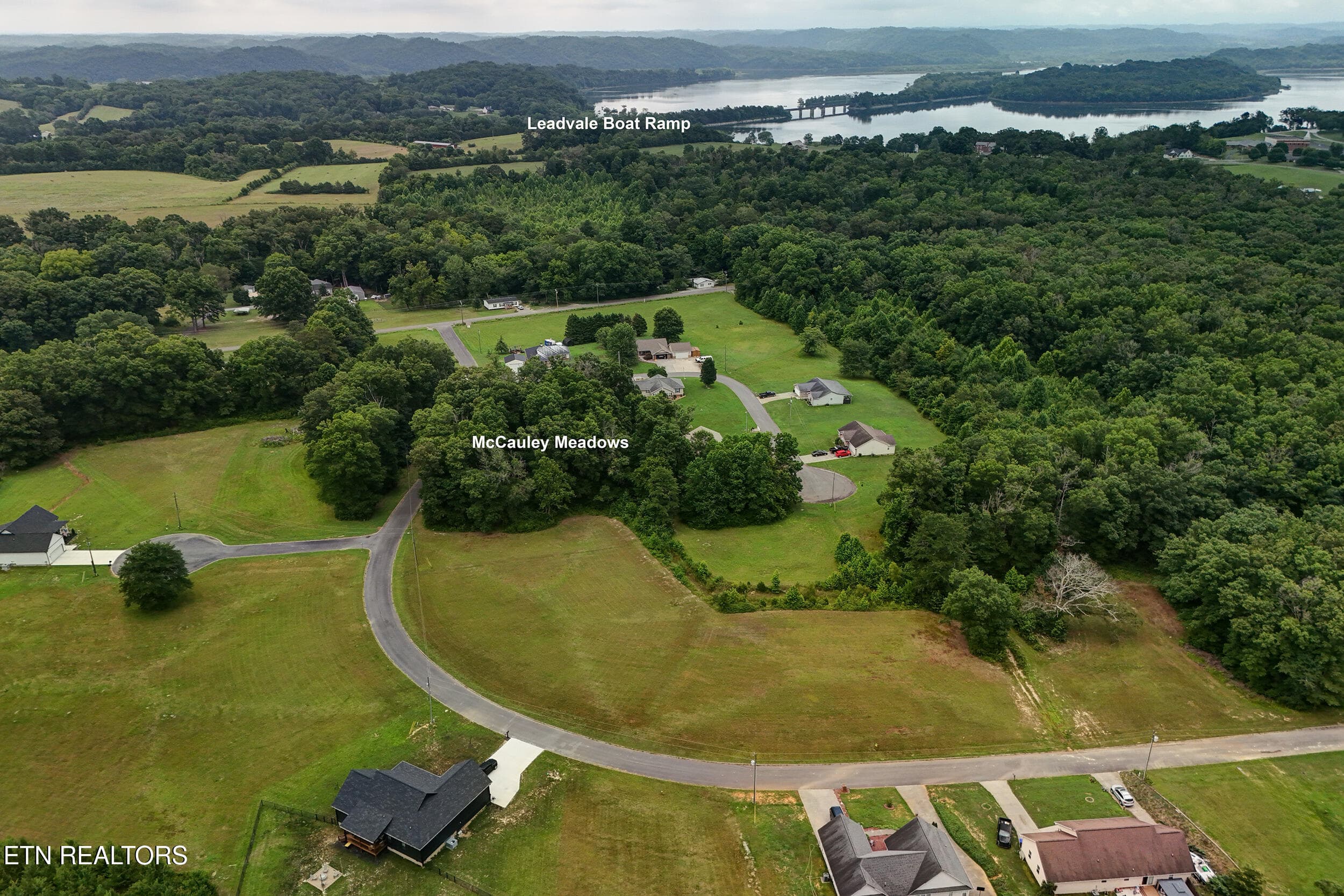 Aerial View Distance to Douglas Lake - 1050 Rachel Drive, White Pine, TN 37890, White Pine