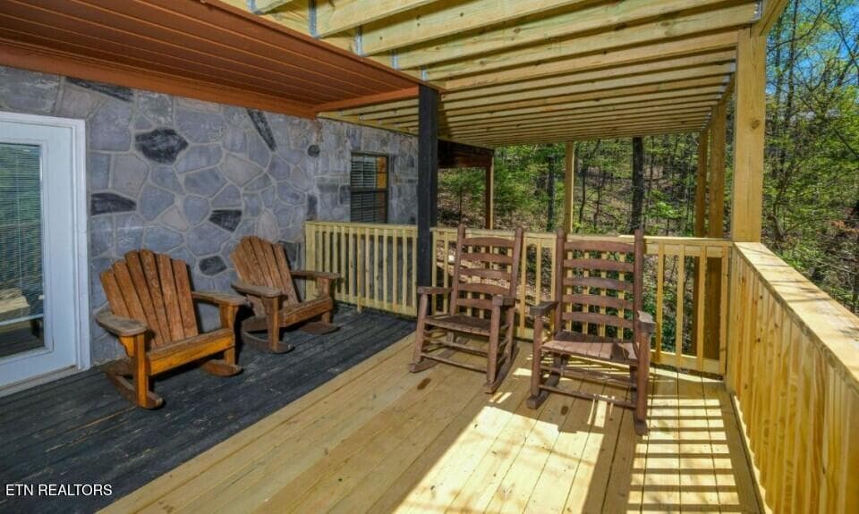pigeon-forge-cabin-rocky-top-exterior-09 - 623 Iron Mountain Rd, Pigeon Forge, TN 37863, Pigeon Forge