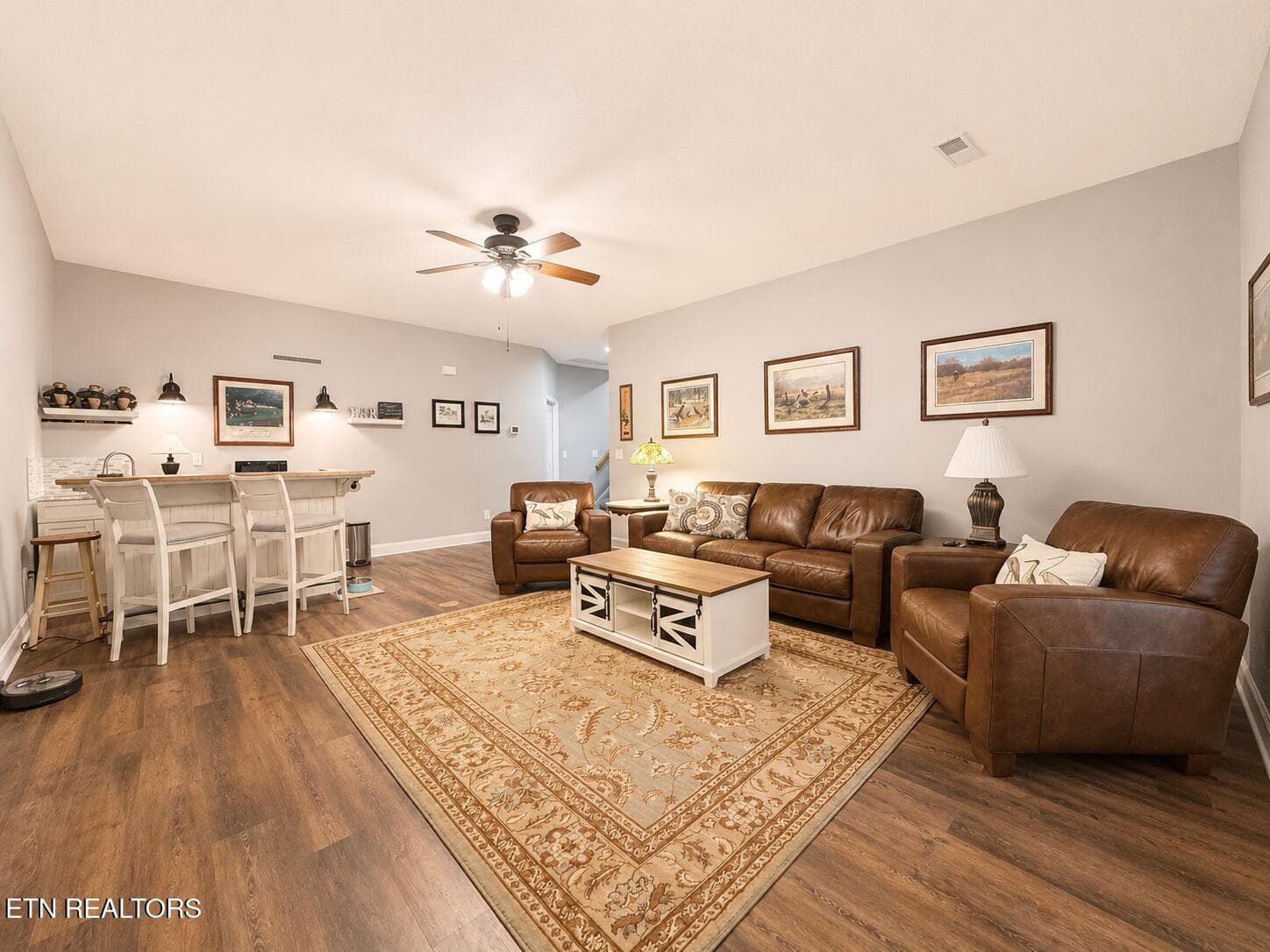 Downstairs Living Room - 137 Heron Court, Vonore, TN 37885